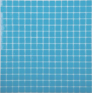 Мозаика NSmosaic Econom Series стекло средне-голубой бумага 2х2 32.7x32.7 AB03