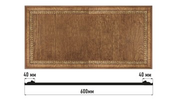 Декоративная панно Decomaster D3060-3 (600x300x18 мм)