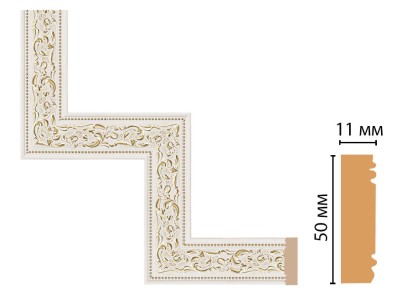 Декоративный угловой элемент Decomaster 156-1-54 (300x300 мм)