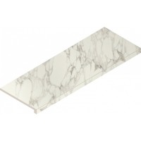 Ступень Italon Charme Deluxe Arabescato White Scalino Ang Dx Nat 33x80 угловая правая 620070001626