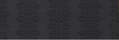 Керамогранит Mutina Bas Relief Garland Relief Nero Matt 18x54 PUBG02