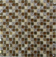 Мозаика Pixmosaic Камень и стекло Комбинированная 2.3x2.3 30x30 SY01