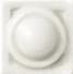 Вставка Ceramiche Grazia Amarcord Tozzetto Diamantato Bianco Matt 3x3 DAT1