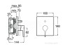 Смеситель для ванны (душа) Roca Insignia 5A0B3ACN0