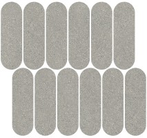 Мозаика Kerama Marazzi Джиминьяно наборный серый матовый 30x32 ID144