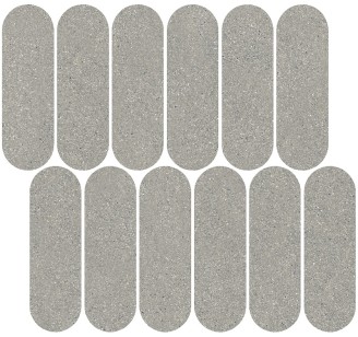 Мозаика Kerama Marazzi Джиминьяно наборный серый матовый 30x32 ID144