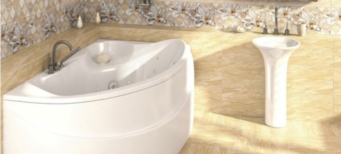 Плитка Beryoza Ceramica Дубай Бежевый 25x50 настенная