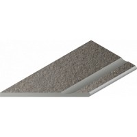 Бортик Italon Discover X2 Fume Bordo Svasato Round Sx 30x60 закругленный левый с выемкой 620090001040