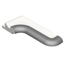 Специальный элемент Pool Tile Internal Corner White with Grey Marker
