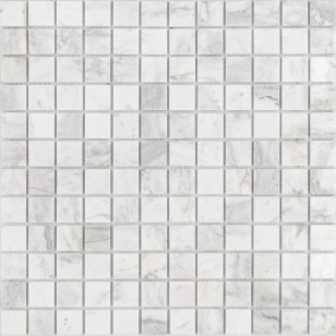 Мозаика Caramelle Mosaic Pietrine 4 mm Dolomiti Bianco Mat 29.8x29.8