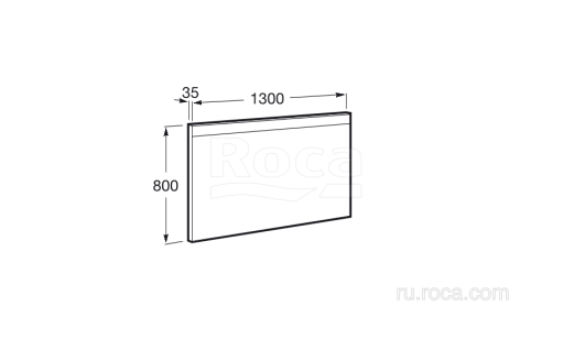 Зеркало Roca Prisma 3.5x130x80 812277000