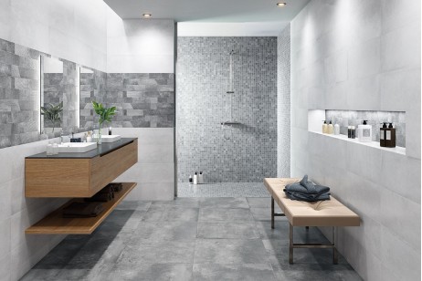 Мозаика Global Tile Balance Серый 20x40 1039-8219