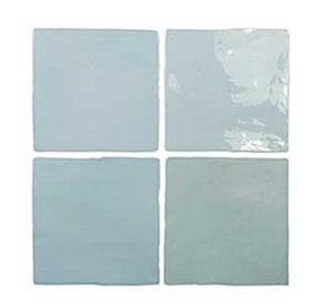 Плитка DNA Tiles Flash Bars Light Blue глазурованная глянцевая 13x13 настенная