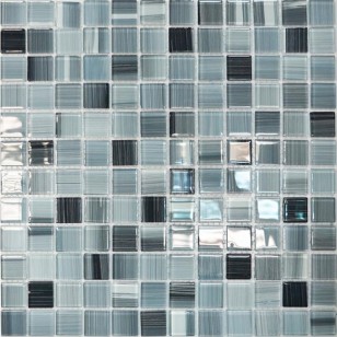 Мозаика Pixmosaic Каменная мозаика Серая 32.7x32.7 JSM-CH1023