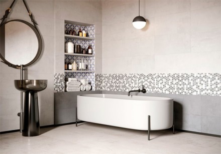 Плитка Durstone Terme Bizant Pearl 40x120 настенная