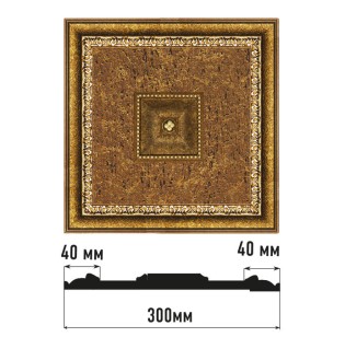 Декоративная панно Decomaster D31-43 (300x300x32 мм)