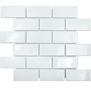 Мозаика Starmosaic Brick and Metro White Glossy 29.5х29.1