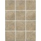 Плитка Kerama Marazzi Брюссель бежевый матовый из 12 частей 9.8x9.8 настенная 1324