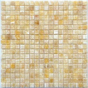 Мозаика Pixmosaic Каменная мозаика из оникса Honey Onyx на сетке 30.5x30.5 PIX305