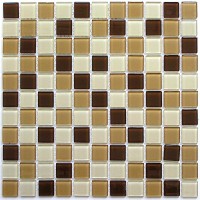 Стеклянная мозаика Bonaparte Latte Mix 2.5x2.5 30x30