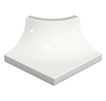 Уголок Pool Tile Radial External Corner White Smooth