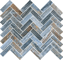 Мозаика Rondine Inwood Blue Mosaico Spina 28.5x32 J87200