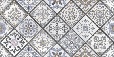 Плитка Laparet Etnis мозаика серый 30x60 настенная 18-00-06-3654