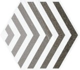 Декор Vives Ceramica Seine Hexagono Lacroix Gris 23x26.6