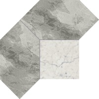Декор Charme Extra Silver Mosaico Polygon Lux