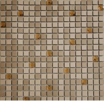 Мозаика Pixmosaic Glass Бежевая 1.5x1.5 30x30 LP04D