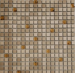 Мозаика Pixmosaic Glass Бежевая 1.5x1.5 30x30 LP04D