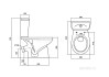 Унитаз-компакт Santek Анимо 63.5x38x74.5 1WH302137