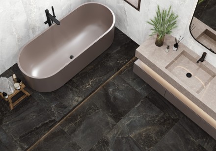Керамогранит NewTrend Infinity Dark Лаппатированный 60x120 D120254L