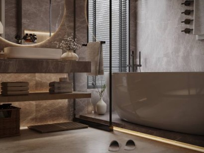Керамогранит NewTrend Infinity Dark Лаппатированный 60x120 D120254L