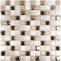 Стеклянная мозаика Vidrepur Aura Mix Gold Blend 31.7x31.7