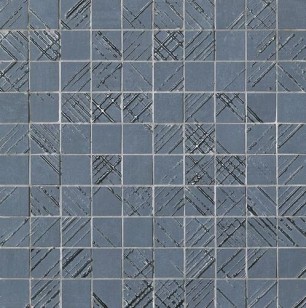 Мозаика Fap Ceramiche Bloom Metal Blue Silver Mosaico 30.5x30.5 FOY0