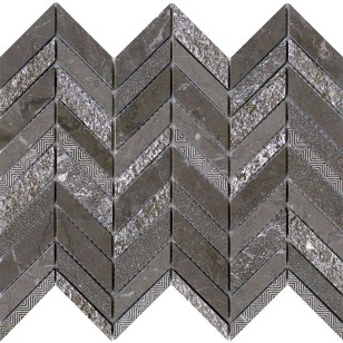 Мозаика L Antic Colonial Victorian Chevron Brown 25.2x30.4 L241714881