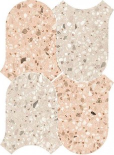 Мозаика 41ZERO42 Chicco Onda Rosa Greige 27x36.5 4101286