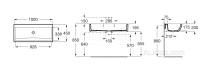 Раковина Roca Access 45x100x20 368PB8000