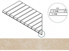 Решетка Italon Materia X2 Magnesio Griglia Stream 10 Sx 25x60 левая 620090000504