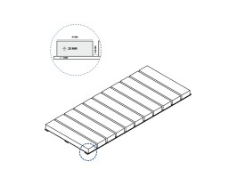 Решетка Italon Magnetique X2 Dark Griglia Stream 20 25x60 620090000520