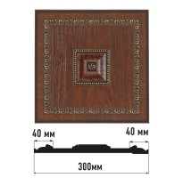 Декоративная панно Decomaster D31-2 (300x300x32 мм)
