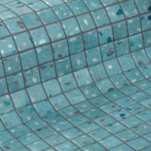 Мозаика Ezarri Terrazzo Teal 25 31.2x49.5