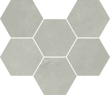 Мозаика Italon Continuum Silver Hexagon 25x29 620110000188
