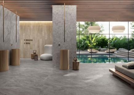 Керамогранит Steppe Ceramics Tinos Grey неполированный 80x80 TI008080N