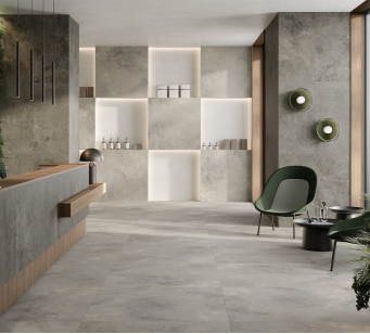 Керамогранит Steppe Ceramics Tinos Grey неполированный 80x80 TI008080N