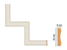 Декоративный угловой элемент Decomaster 188-1-15 (300x300 мм)