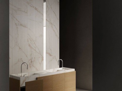 Плитка Living Ceramics Blanc Calacatta Gold Code Ductile 60x120 LV10069