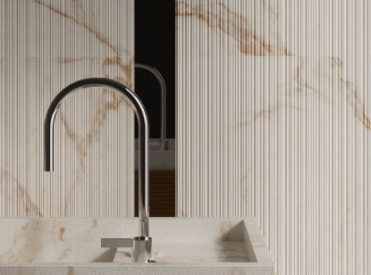 Плитка Living Ceramics Blanc Calacatta Gold Code Ductile 60x120 LV10069