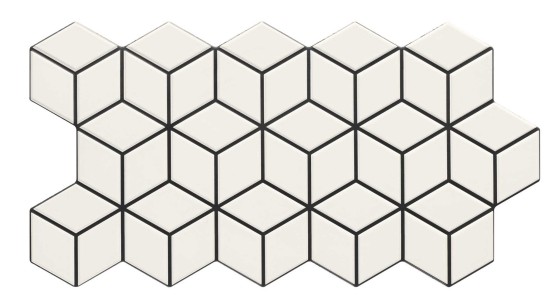 Керамогранит Realonda Ceramica Rhombus Snow 26.5x51